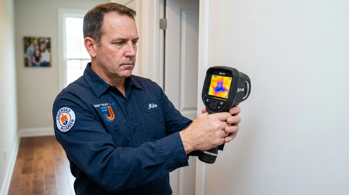 Thermal imaging leak detection by Johns Plumbing LLC in Newmanstown